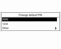 Ändern Sie die standardmäßige PIN wählen.