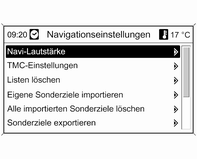 Navi-Lautstärke