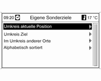 Die Sortieroptionen legen fest, in welcher