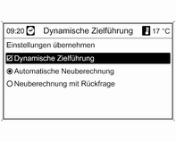 Dynamische Zielführung für die Aktivierung