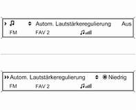 Den MENU-Knopf drücken, um das