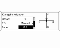 Fader: wählen.