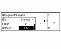 Balance: wählen.