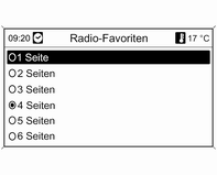 Taste CONFIG drücken.