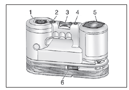 4. Die Ventilkappe vom platten Reifen drehen