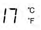 Dieser Modus zeigt die Außentemperatur