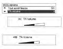 Im Menü RDS options (RDS-Optionen)